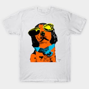 POP ART COOL STAR DOG T-Shirt